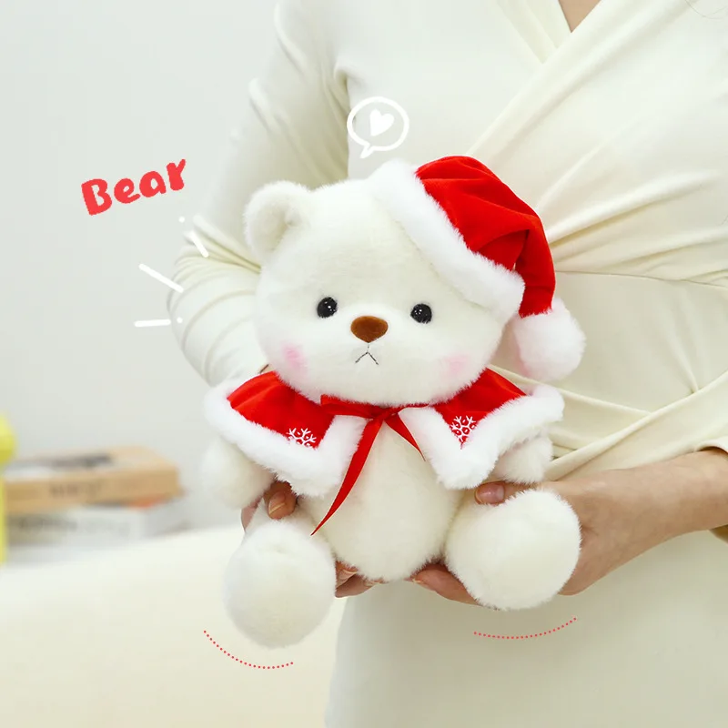 30CM Christmas Style Teddy Bear Plush Dolls Stuffed Animals - Image 3