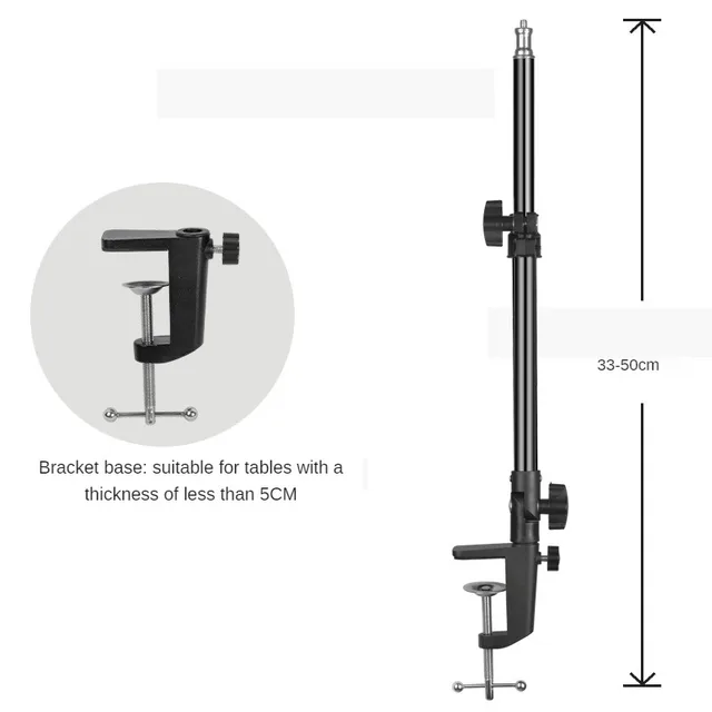 Desk Light Stand Ring Light Bracket Live Streaming Equipment Kit Extend