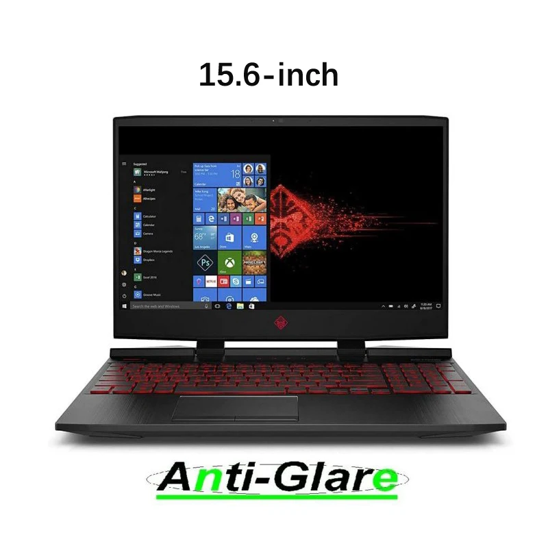 2X Cover Protettiva Per Schermo Ultra Trasparente/Antiriflesso/Anti-Blu Per Hp Omen 15 15-Dc1000/15-Dc2000 Laptop Pc Series 15.6"