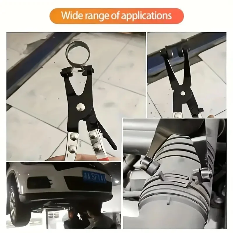 Professional Car Water Pipe Hose Clip Pliers Clamp Swivel Drive Jaw Locking Tool Removal And Installation Of Ring-Type Flat-Band 4