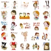 50pcs Japanese Designer Yoshitomo Nara Stickers Decals For Phone Laptop Suitcase Notebook Skateboard Waterproof Stickers 5