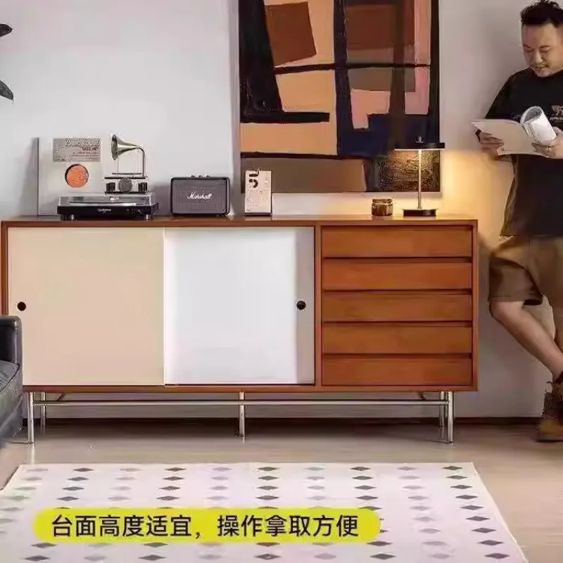 Modern Living Room Sideboards Simple Display Tea Water Storage Kitchen Cabinet et Drawers Dining Room Furniture Comedor FYSB