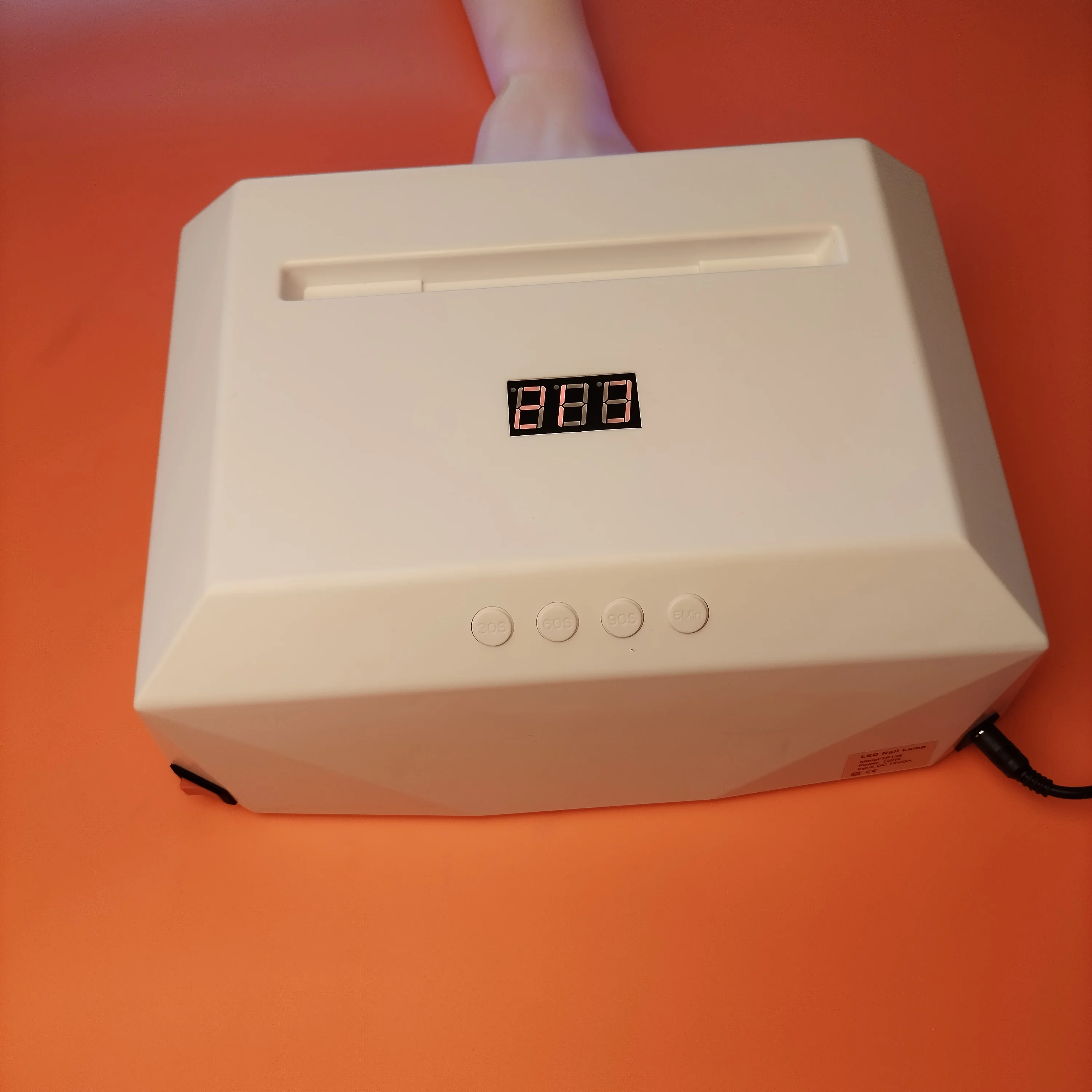 120w Double Hand Nail Lamp Quick Curing Gel Nail Dryer  60 Beads Led Nail Lamp Professional Manicure Machine with Mobile Holder 4