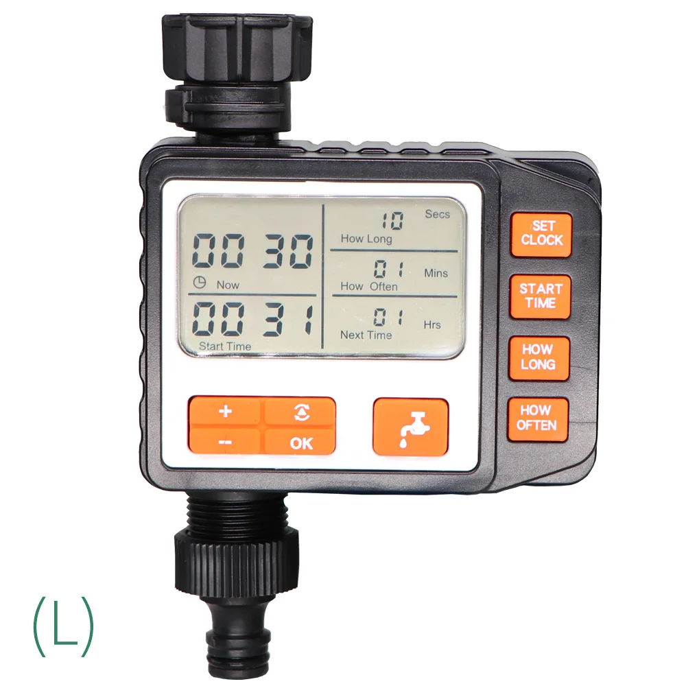 Timer per irrigazione automatica, timer per irrigazione da giardino, timer per rubinetto di irrigazione collegato, blocco impermeabile IP65 Timer per irrigazione automatica, timer per irrigazione da giardino, timer per rubinetto di irrigazione collegato, blocco impermeabile IP65