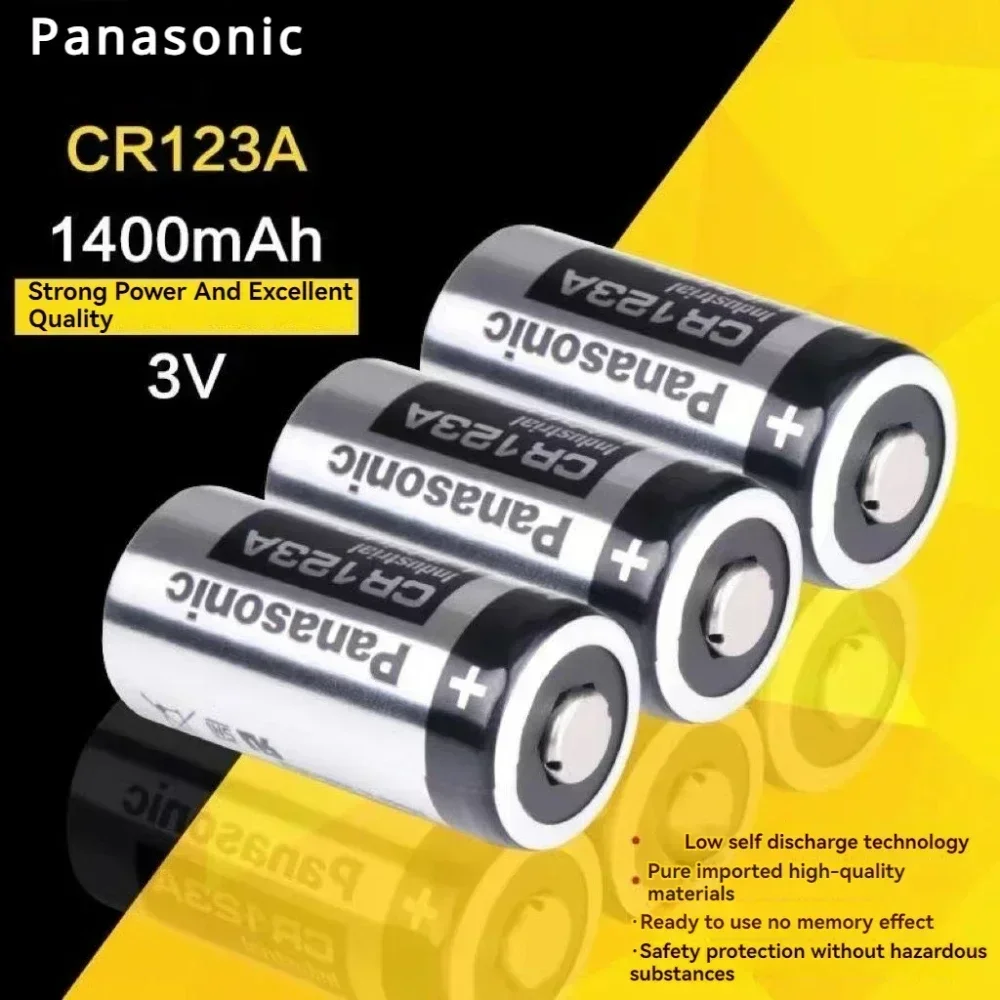 Battery Panasonic CR123A 3V lithium battery water meter smoke alarm Arlo camera instrument CR17345 DL123A EL123