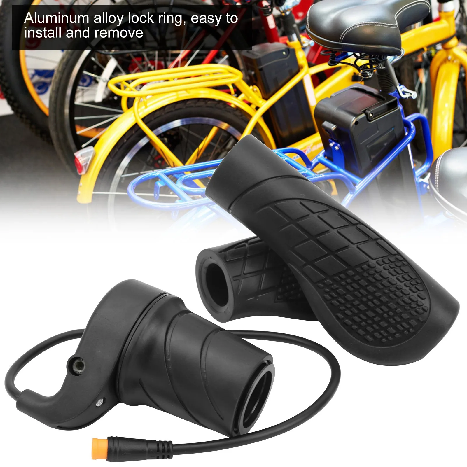 Throttle Half Twist Throttle Electric Bicycle Mountain Bike Modified Part Waterproof Joint Connector Accessories