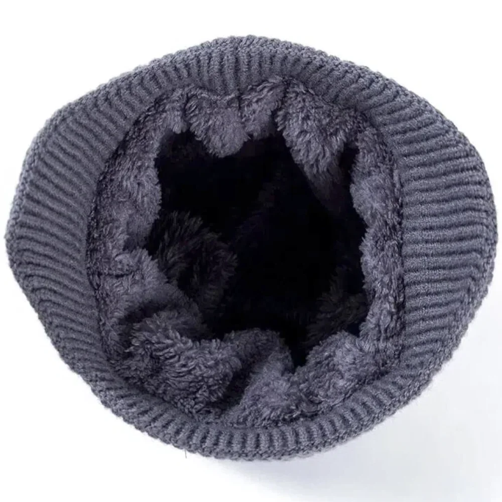 Hot Sale Unisex Earflap Winter Hats Stylish Soft Beanie Hat For Men Women Outdoor Warm Hat