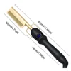 Hair Iron Straightener LCD Hot Comb Wet And Dry Use Heating Comb Electric Environmentally Friendly Titanium Alloy Curler Iron 5