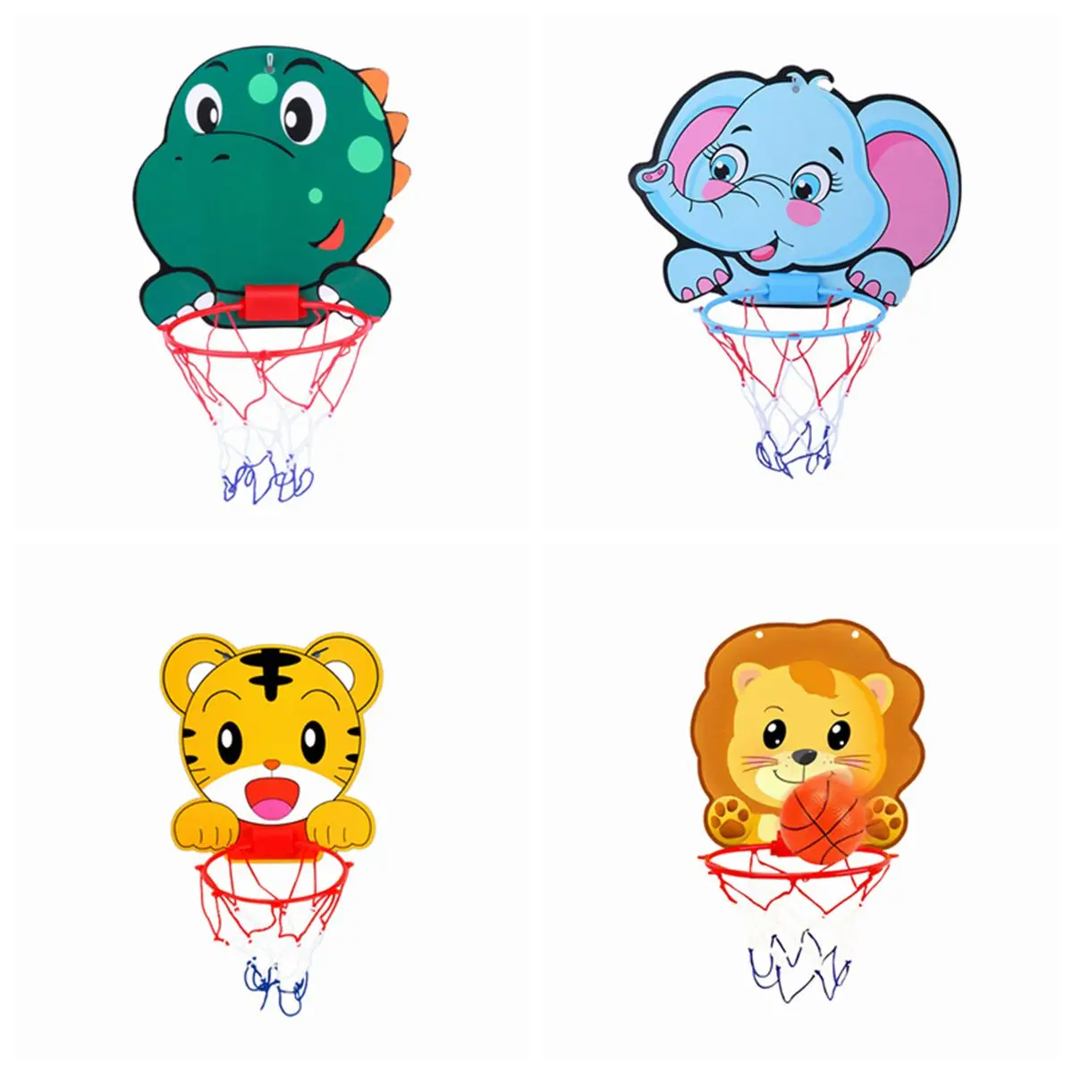 

Мини-баскетбольное кольцо, Мультяшные животные, комнатное баскетбольное кольцо с мячом, тематическое животное, день рождения, искусственное украшение для детей, мальчиков для будущей мамы