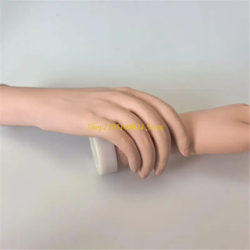 N5KE Flexible Realistic Female Handmodell für Nagelkunsttraining Schmuckausstellung – Detail 8