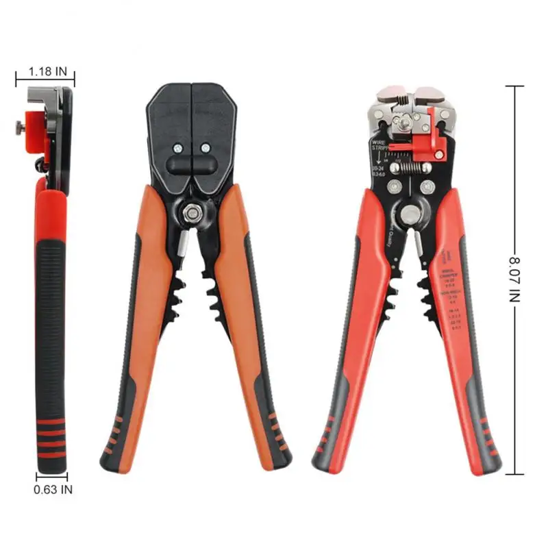 Multifunctional Wire Stripper Pliers Tools Automatic Stripping Cutter Cable Wire Crimping Electrician Repair Tools 6