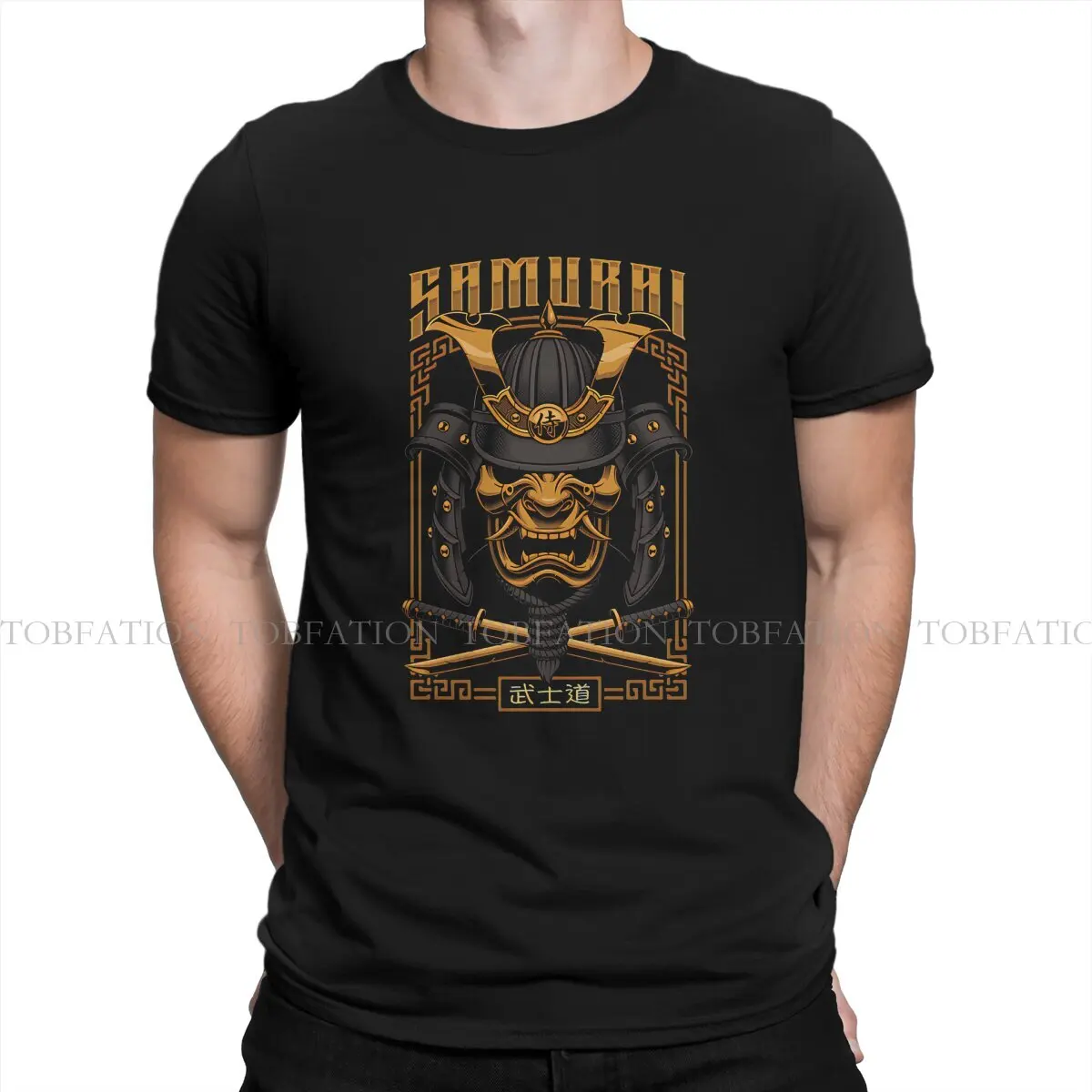 

Samurai Warrior Unique TShirt Samurai Style Casual T Shirt 100% Cotton Newest Stuff For Men Women