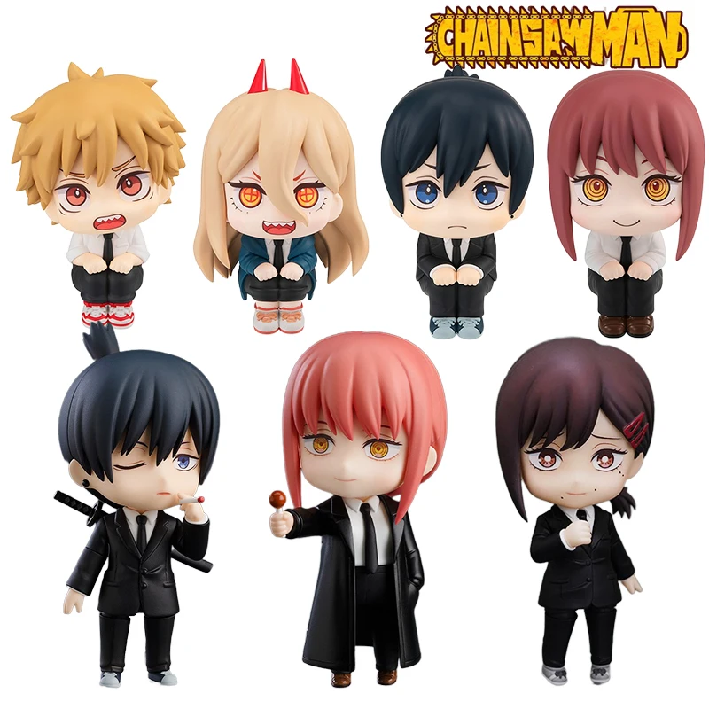 4pçs/kit Chainsaw Man Bonecos Anime Boneco Motoserra Homem Denji Pochita  Makima