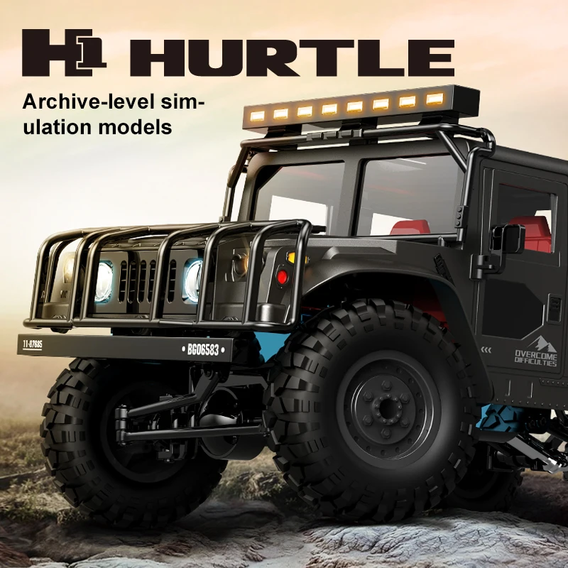 JJRC Q121 1:12 size RC car simulation Hummer truck RC CAR 4WD mountain climbing off-road high-speed car model children's toys 2