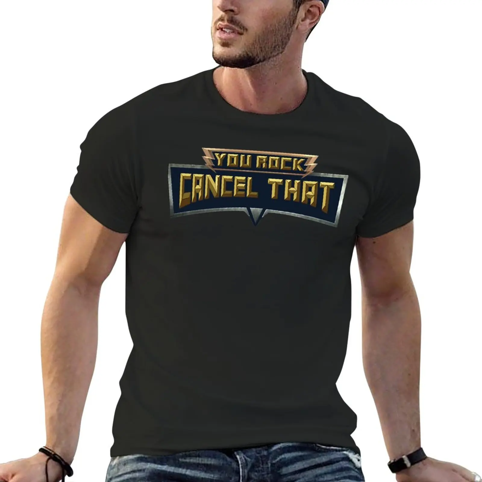 You Rock! Cancel That Smite Classic T-Shirt man clothes oversized t shirts plain t-shirt mens plain t shirts