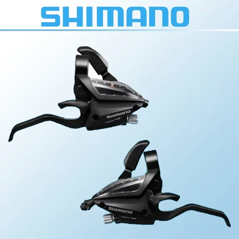 Jeu De Commandes De Vitesses Shimano ST-EF65 – 3x7 Vitesses, Freins V-Brake, Noir – Pour VTT