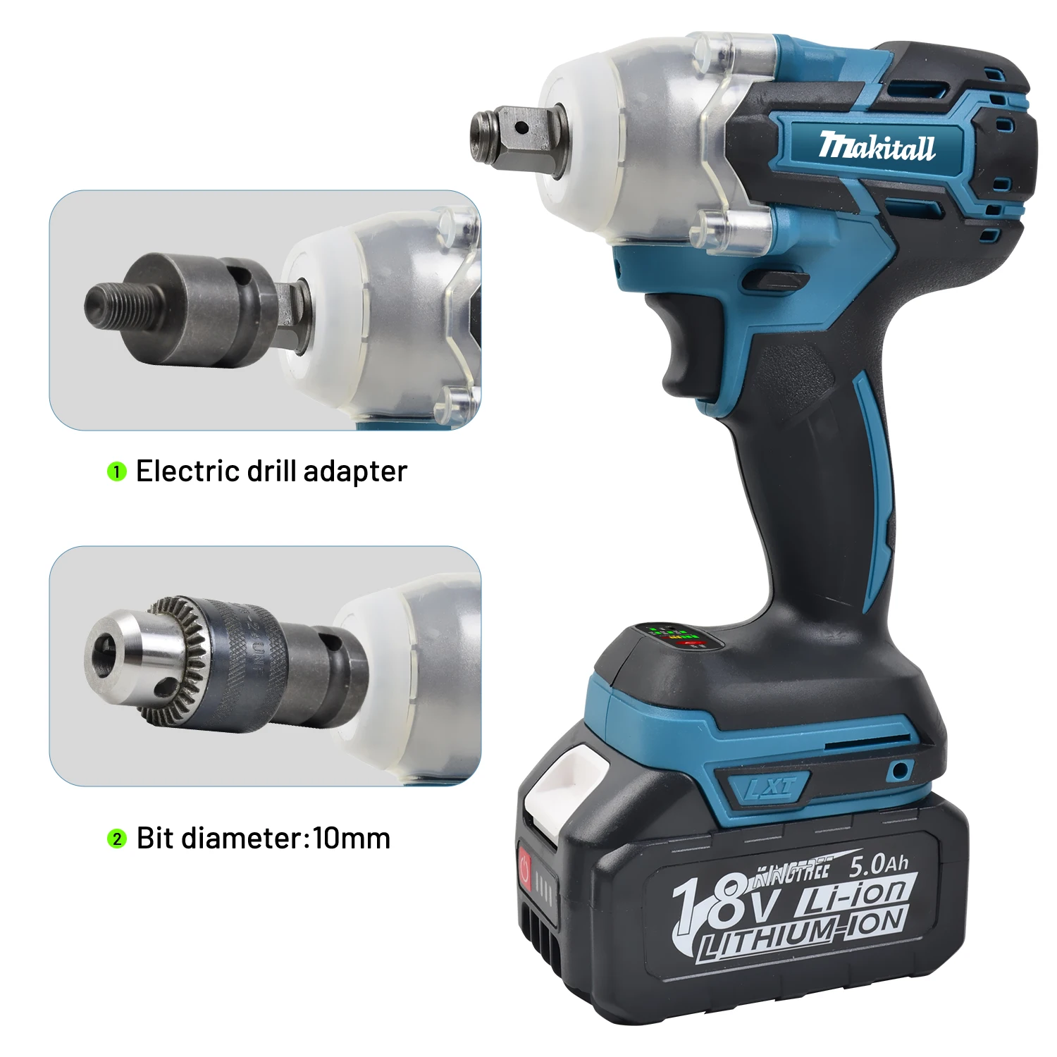 18V Brushless Impact Wrench 6
