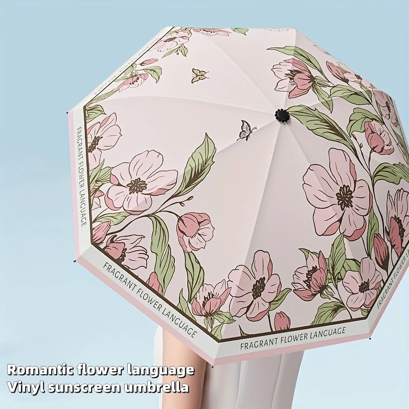 UPF50+ Folding Umbrella Sun Umbrella Folding Umbrella Automatic Umbrella Sun Umbrella