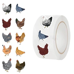 500PCS Cartoon Chicken Hen Funny Stickers for Water Bottles, Laptops, and More (500PCS)