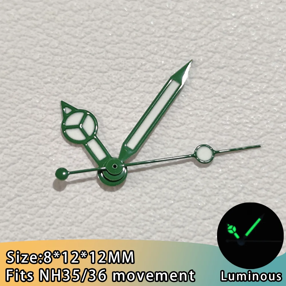 Green Luminous Watch Hands - Premium Accessories for Automatic Movement Watches