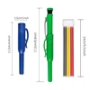 6 Colors Refill Solid Carpenter Pencil Mechanical Pencil With Sharpener for Woodworking Construction Marking Scribing Tools 6