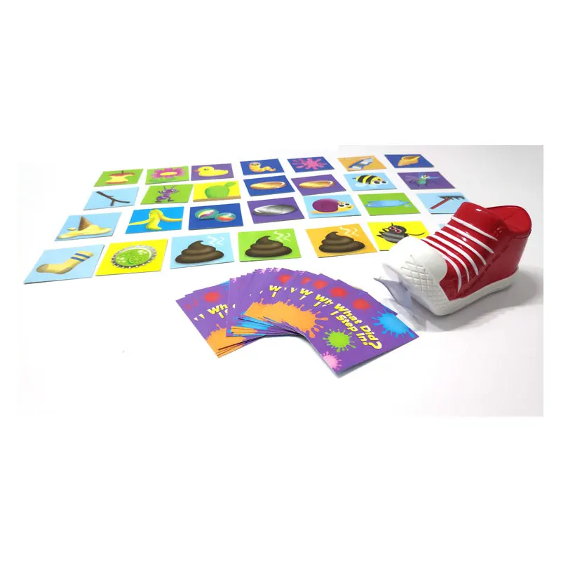 What Did I Step In? Board Game STEP ON THE SQUARES&MATCH PAIRS ! Joke Funny Children's Parent-Child Interaction Match Toy 4