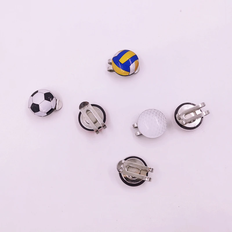 Balls Type Marking Magnetic Golf Hat Clip With Ball Marker VARIOUS DESIGNS