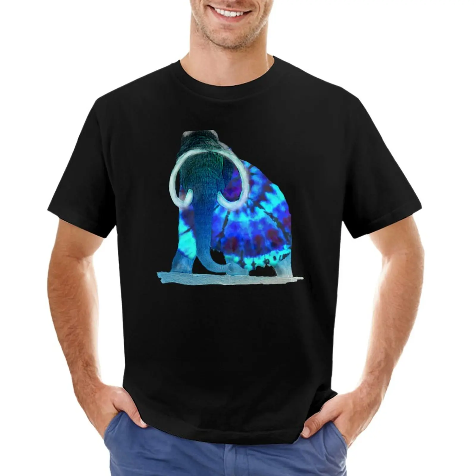 

70s Hippie Mammoth T-Shirt cute tops sports fan t-shirts boys animal print shirt funny t shirts for men