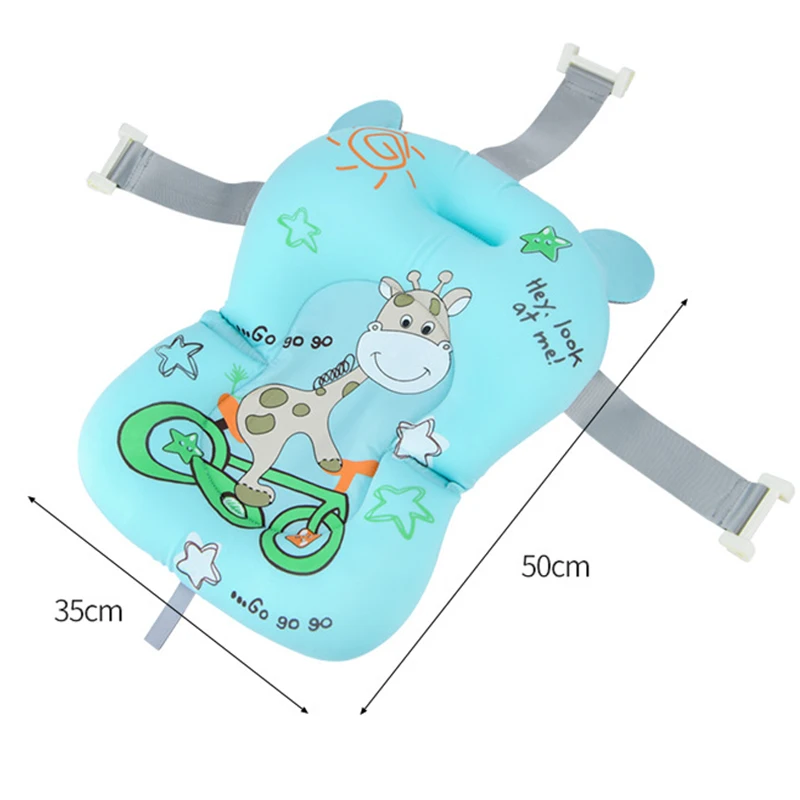 Baby Bath Support Pad Baby Bath Seat Baby Bath Tool Baby Bathtub Bath Seat Support Mat bath And Shower Air Cushion Bed Non-Slip Bathtub Mat Newborn Bebe Safety Security Bath Seat