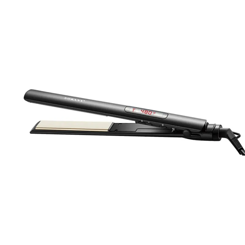 SOKANY15001 Hair straightener, hair styling, LED LCD display panel, household straightening board