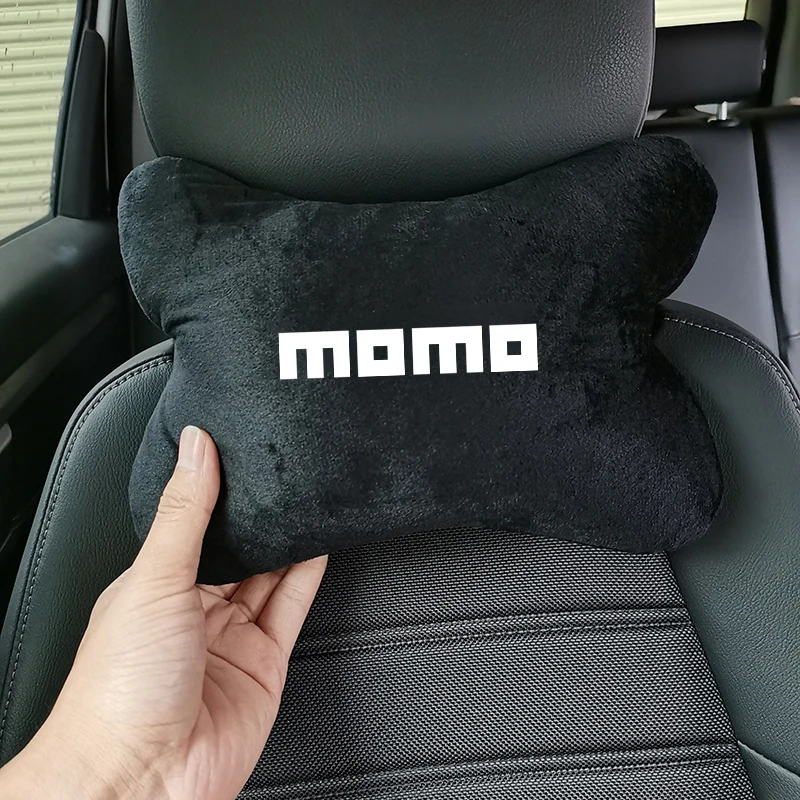 For Momo 2Pcs Car Seat Headrest Neck Pillows cushion Accessories Car styling