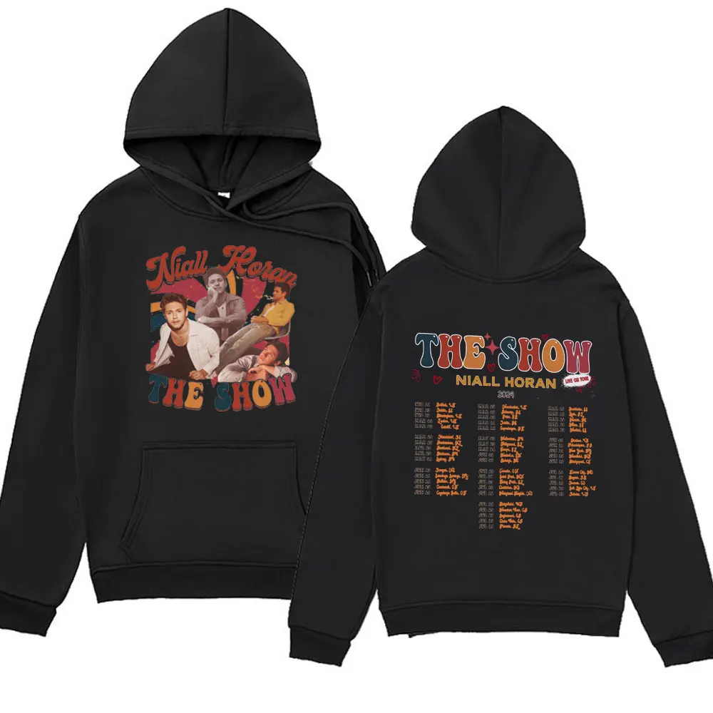

Rapper Singer Niall Horan The Show Live on 2024 Tour Hoodie Men Women Autumn/winter Oversized Sweatshirts Pullovers Streetwear