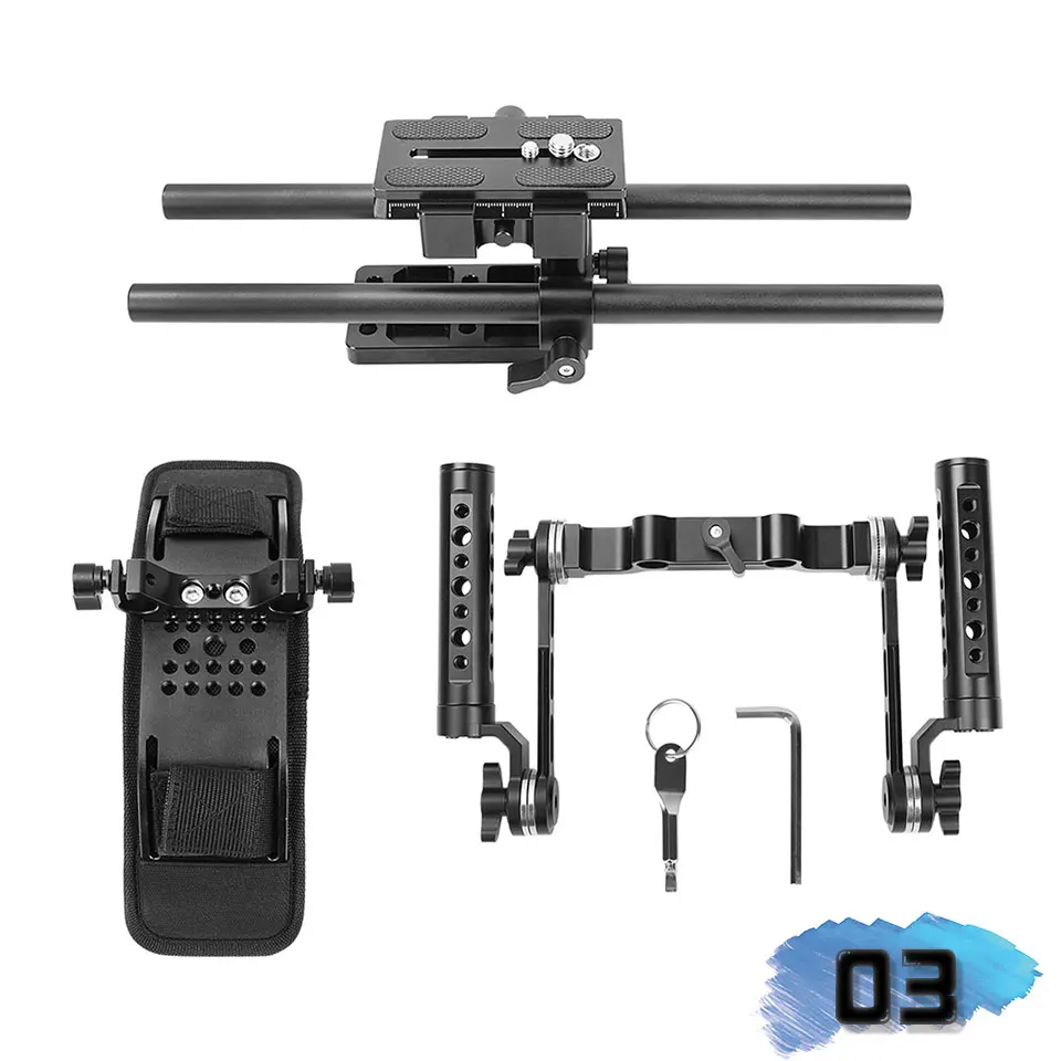 Kayulin Camera Shoulder Kit Com Manfrotto QR
