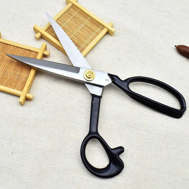 Professional Sewing Scissors 1 Piece High Carbon Steel Straight Guided Clothing Scissors Fabric Craft Embroidery Tailor Scissors 3