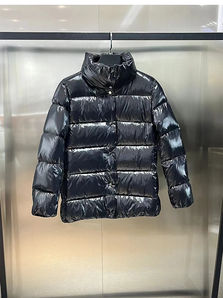 HighEndWinterNewStyleClothingDesignBrandSolidColorDownJacket