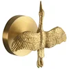 Gold Animals Shape Wall Mounted Hook Towel Hooks For Bathroom Clothes Coat Hanger No Drilling/ Drilling Bedroom Door Hooks Brass 2