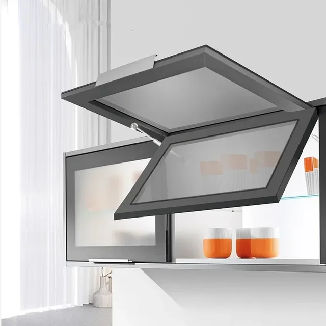 20N-200N ทองแดง Force ตู้ประตูลิฟท์สนับสนุนแก๊สบานพับไฮดรอลิกตู้ครัวแก๊สฤดูใบไม้ผลิบานพับเฟอร์นิเจอร์ฮาร์ดแวร์ 6