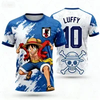 Maillot de football One Piece Luffy Japon 2026, T-shirt, maillot de football spécial pour enfants, kit de maillot de football pour adultes, hommes, femmes, sweat-shirt à séchage rapide 2