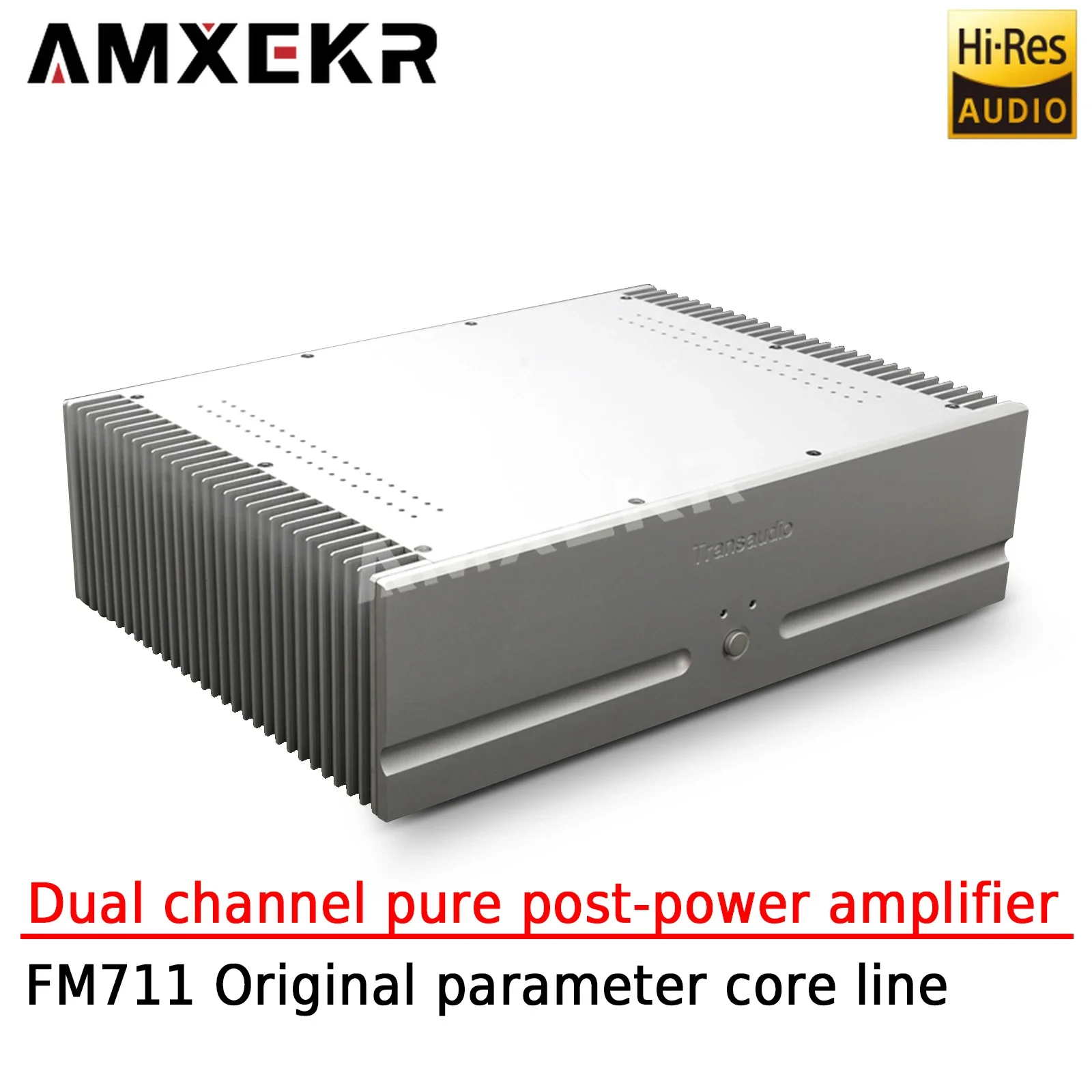 

AMXEKR FM711 Fever Level Dual Channel Pure Rear Power Amplifier F7 Original Parameters Core Line 2N3440/5416