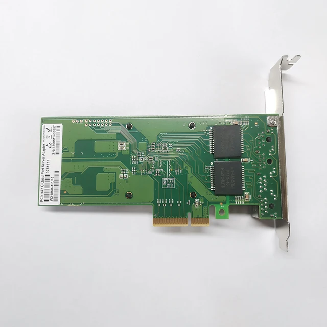 WX1860-4RJ45 Четырехпортовый серверный адаптер PCIeX4 1G Гигабитная 4-портовая сетевая карта PCI-E X4 2