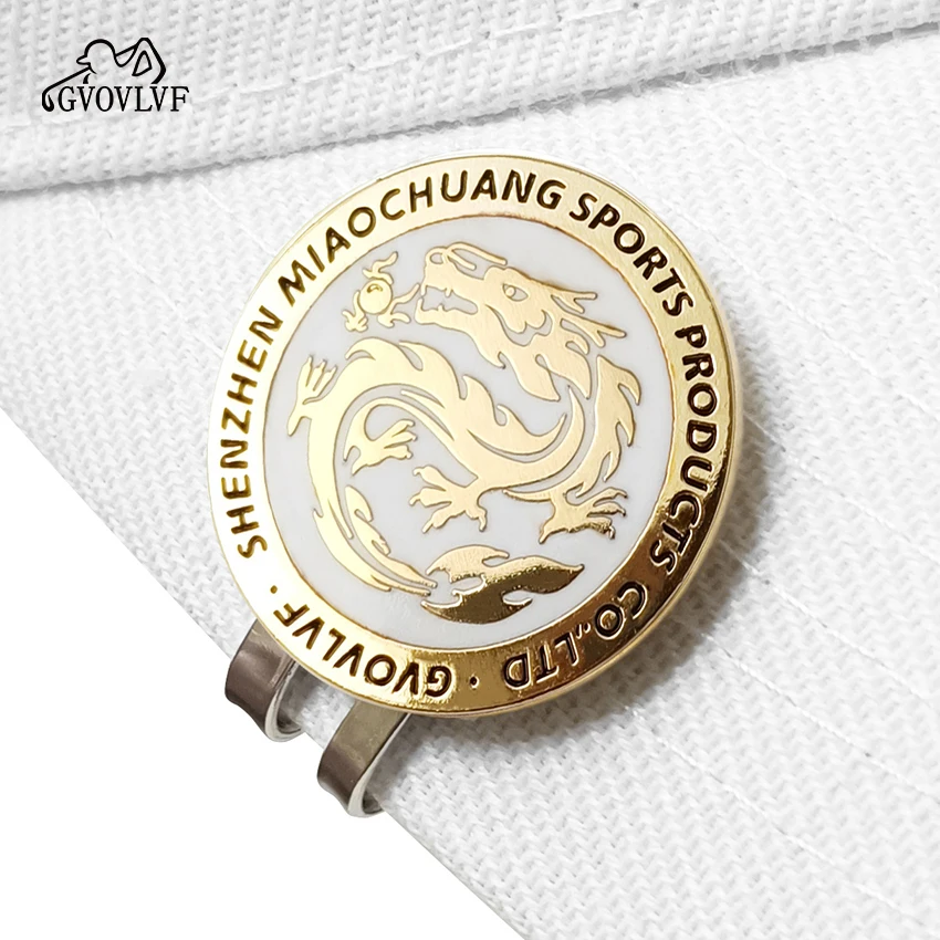 1pc GVOVLVF Dargon Golf Ball Marker Golf Hat Clip Great Gift Any Occasion Premium Collection Removable Mark Golf Ball Mark