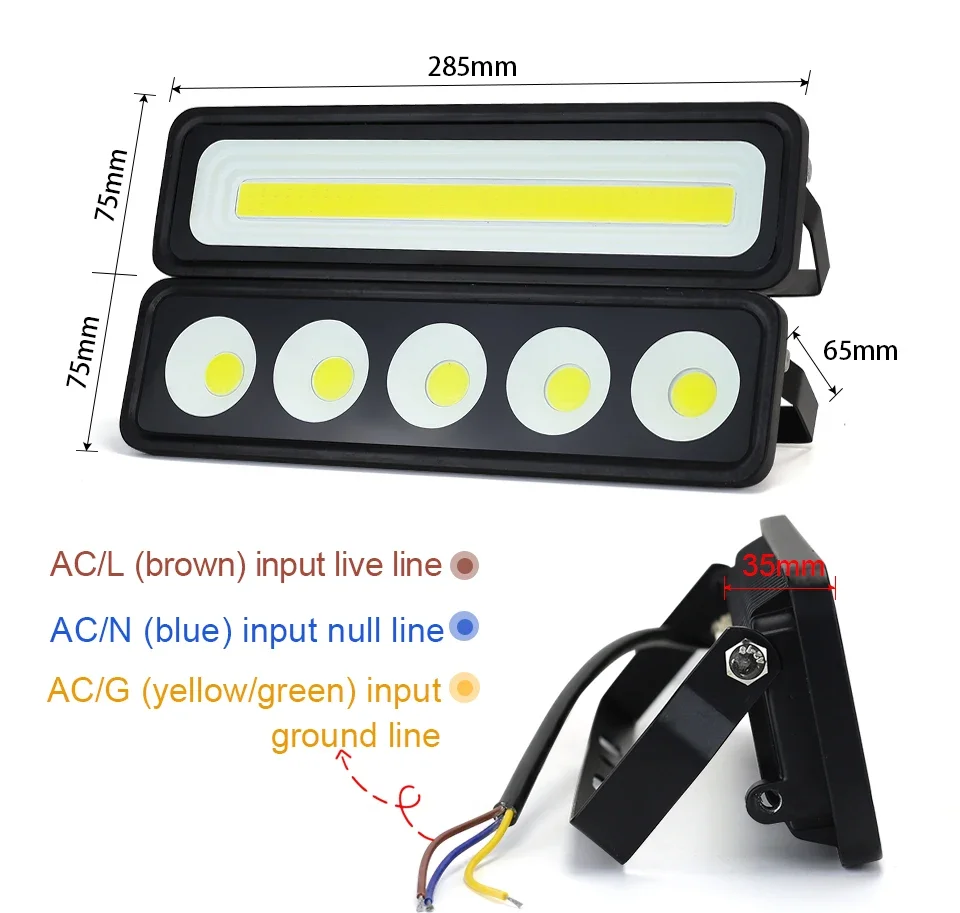 50W LED FloodLight Outdoor Lighting COB Floodlight 220V S2709be7417d44bfa8ccba48047d3b2edY