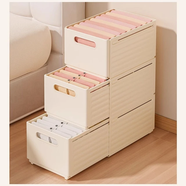 Boîte de rangement de vêtements réglable, organisateur de placard, organisateur de vêtements catégorisé, armoire de cuisine, bac de rangement, organisateur de maison 5