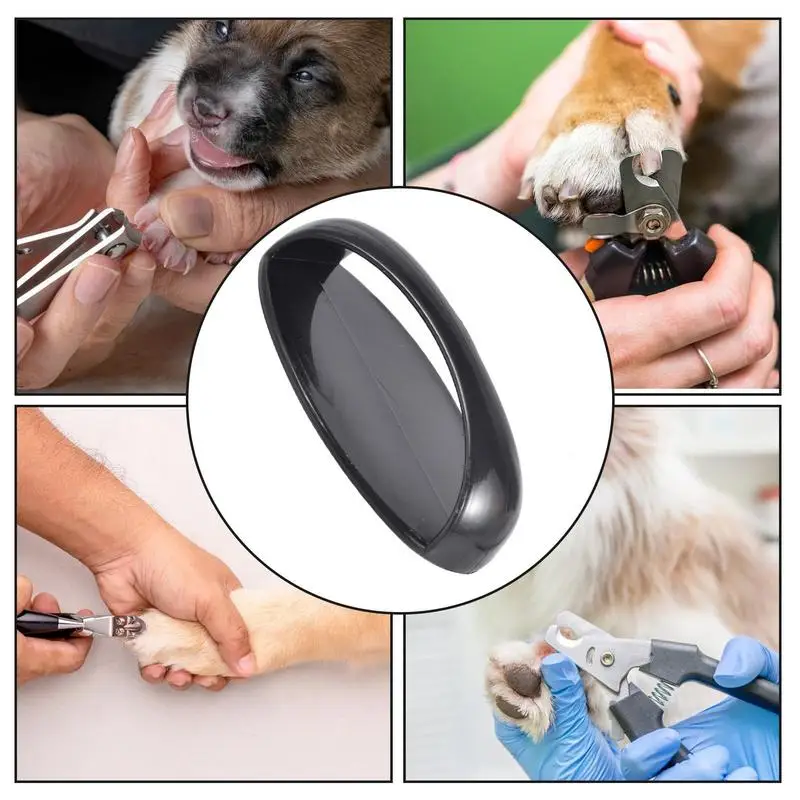 Nail File For Dogs Round Dog Nail Grinder 2Pcs Replaceable Sandpaper Puppy File Quiet Ergonomic Handle Pet Gromming