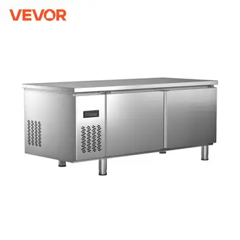 VEVOR Stainless Steel Commercial Refrigerator 1