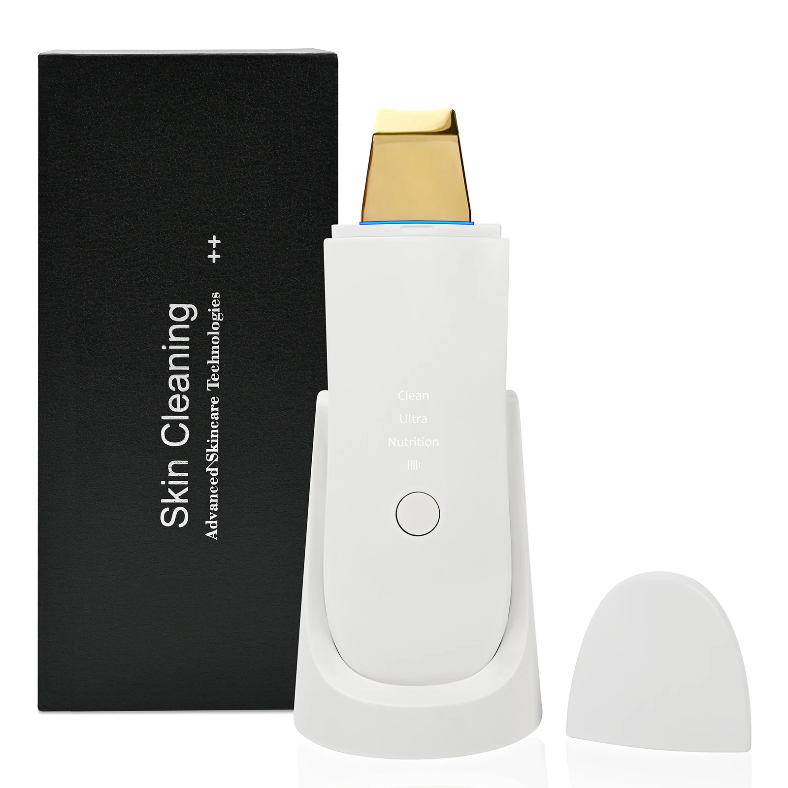 

Blackhead Remover Ultrasonic Skin Scrubber Vibration Face Spatula Facial Scrubber Shovel Clean Cavitation Peeling Clove Removers