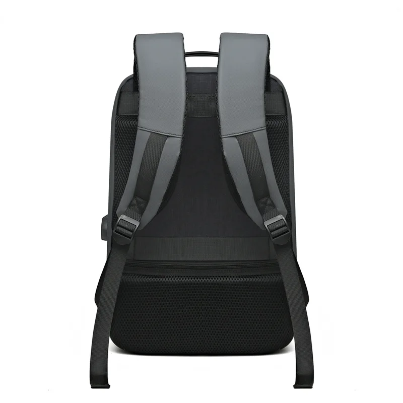 Large capacity business backpack men Multi functional waterproof  travel backpack USB charging school backpack for boys