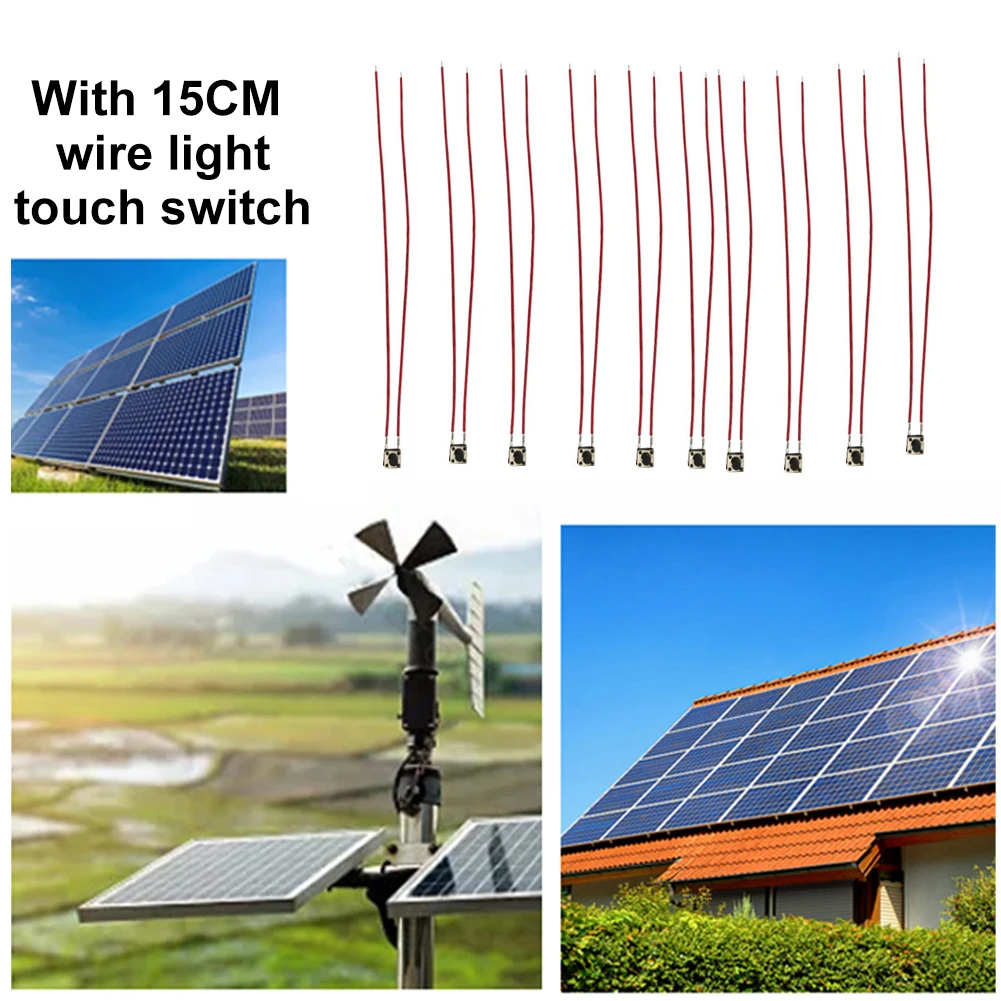 10 шт. переключатель с отскоком, печатная плата, элемент, кнопка сброса ...