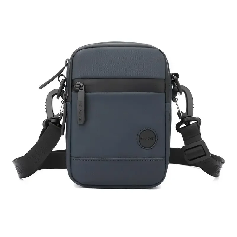 Nylon Crossbody Bag for Men with USB Headphone Jack