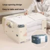 Hot Selling 3Pcs Thick Cotton Quilt Bag Waterproof Closet Wardrobe Organizer Quilt Clothes Storage Bag Storage Bags With Zipper 1